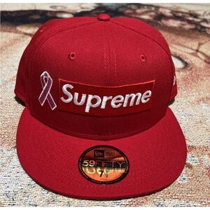 Supreme Red 59FIFTY Cap